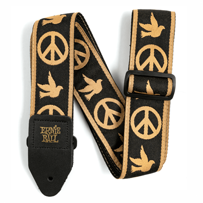 Ernie Ball Strap Jacquard Peace Love Dove