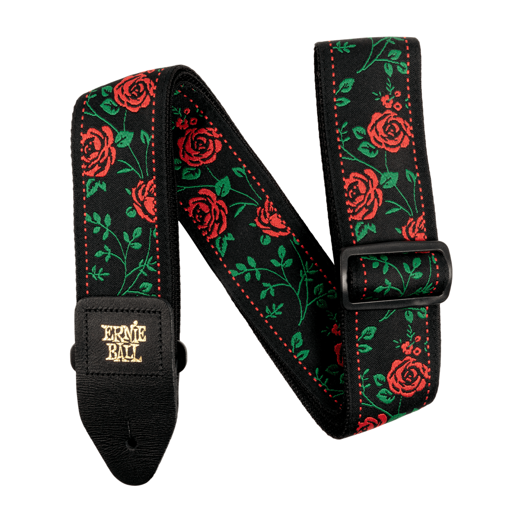 Ernie Ball Strap Jacquard Spanish Rose