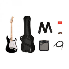 Squier Sonic Stratocaster Electric Guitar Package - Black