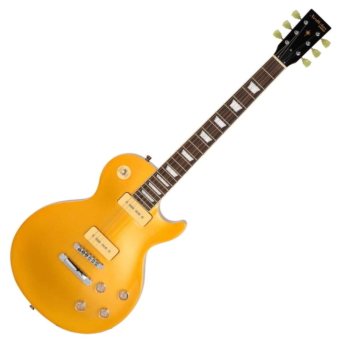 Tanglewood Northstar Pro NSP3GT Arched Top Single Cutaway Electric Guitar - Gold Top