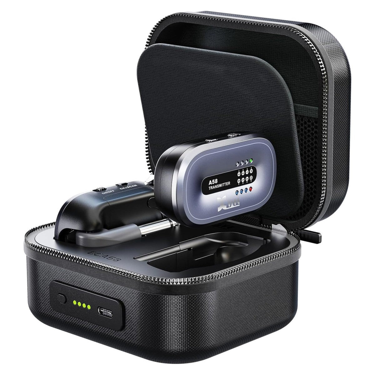 Xvive AC58 5.8GHZ Wireless Guitar System with Charging Case