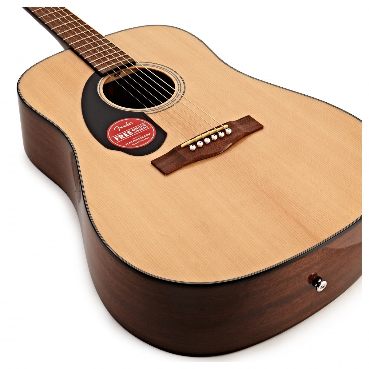Fender CD-60S Left Handed - Solid Top - Natural