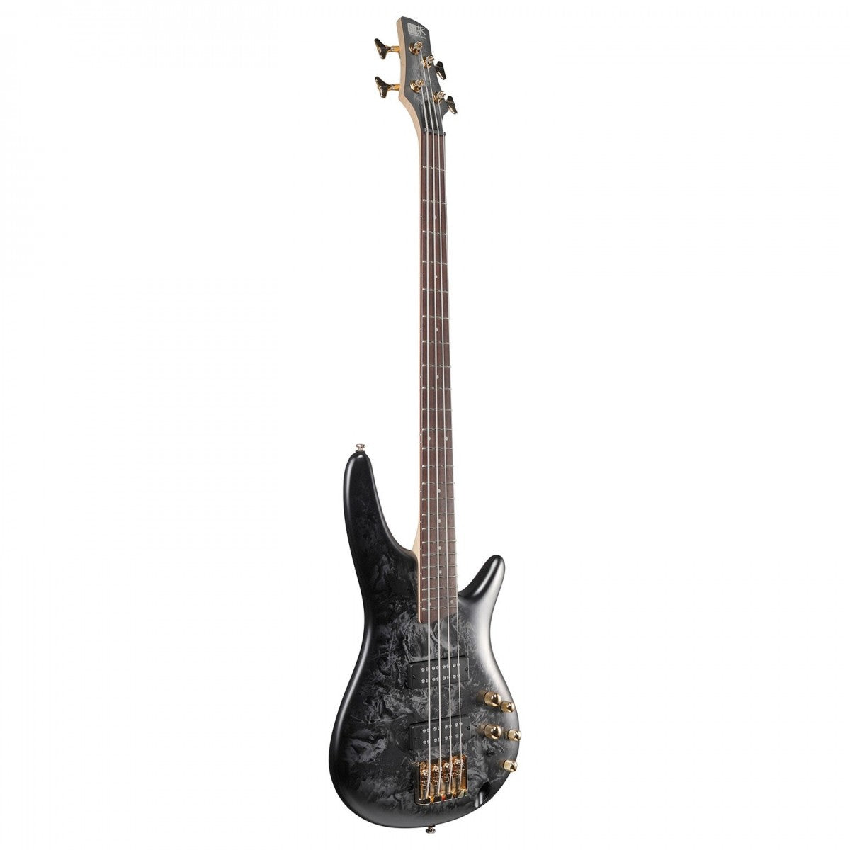 Ibanez SR300EDX Active Bass Guitar - Black Ice Frozen Matte