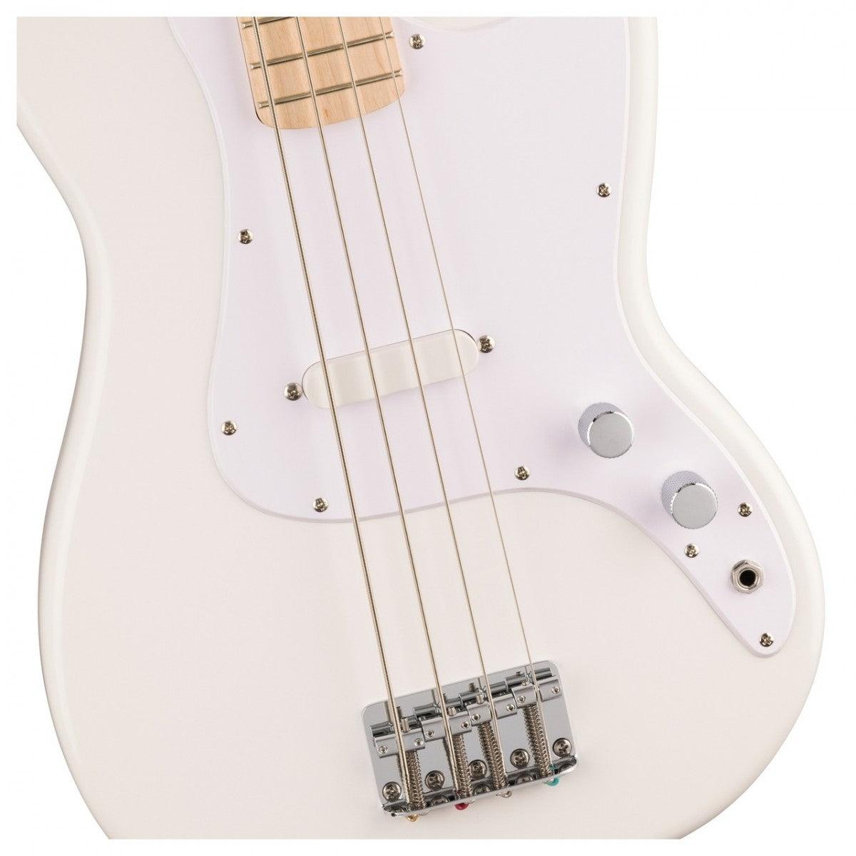 Squier Sonic Bronco Short Scale Bass - Arctic White
