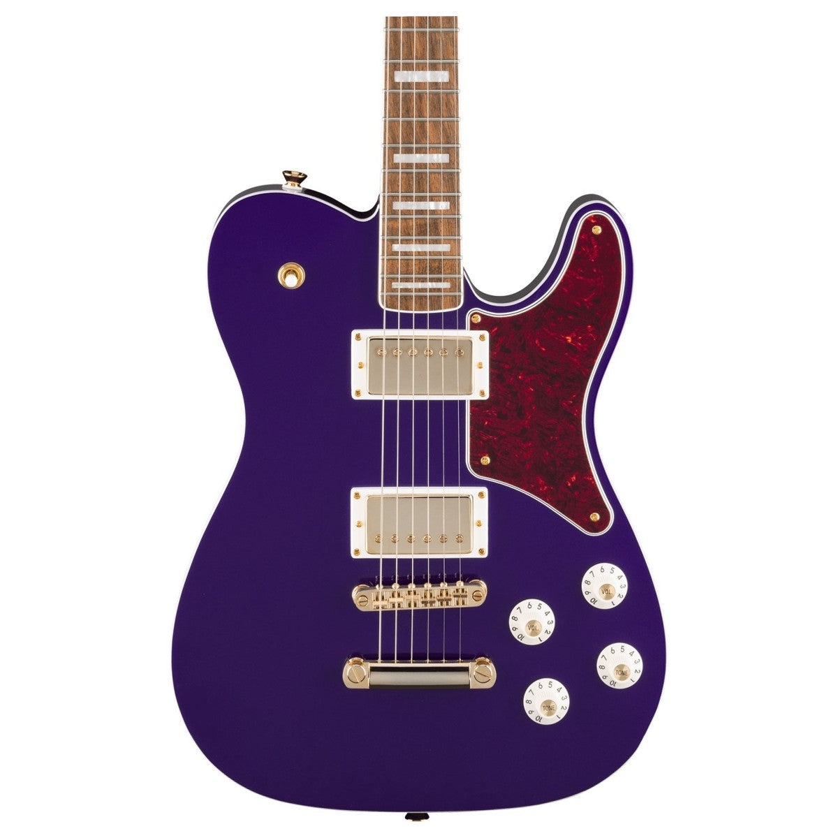 Squier Limited Edition Paranormal Troublemaker Telecaster Deluxe - Purple Metallic