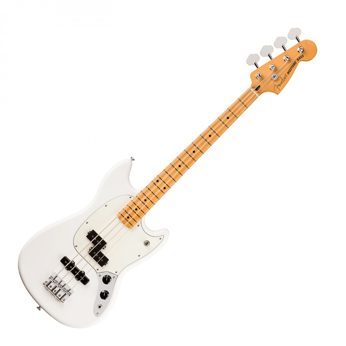 Fender Player II Mustang Bass PJ - Maple Fingerboard - Polar White