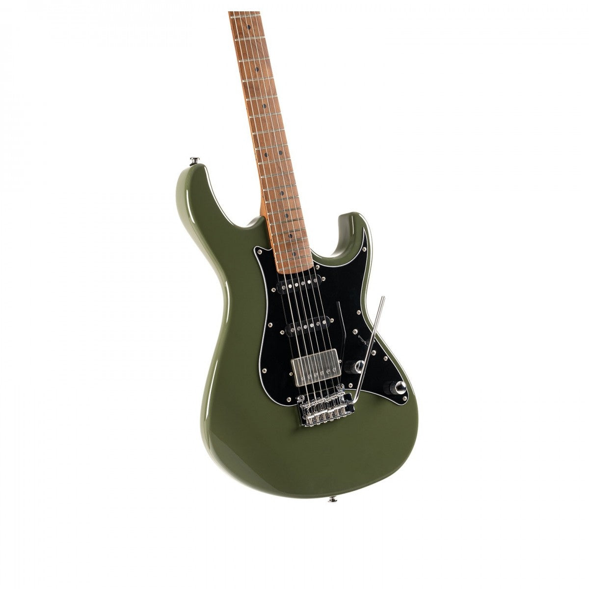 G250SE Electric Guitar with Roasted Maple Neck - Olive Dark Green