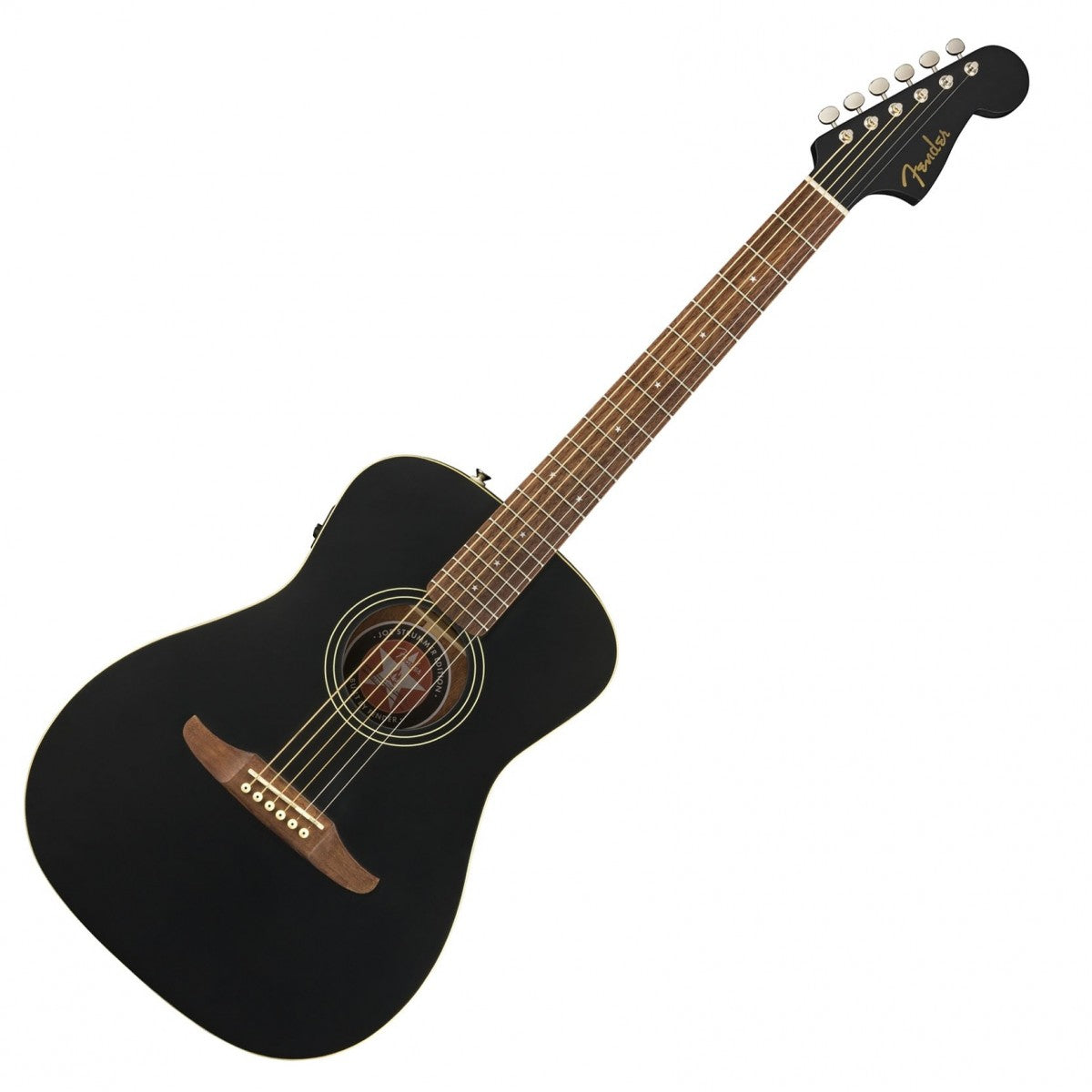 Fender Joe Strummer Campfire Acoustic Guitar - Matte Black