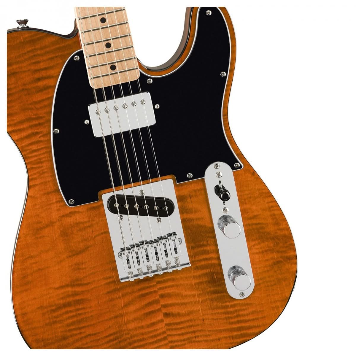 Squier Affinity Series Telecaster Flame Maple Top - Mocha