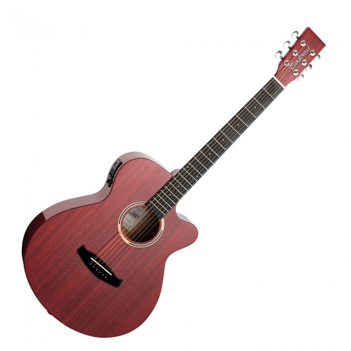 Tanglewood DBT-SFCE-TRG Super Folk Electro Acoustic Guitar - Red Gloss