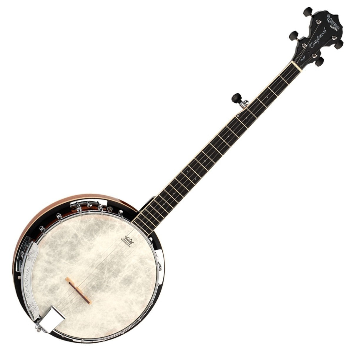 Tanglewood Union Series TUB5 5 String Banjo - Closed Back - Vintage Burst Gloss