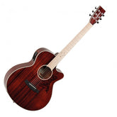 Tanglewood TW4CEBLB Winterleaf Electro Acoustic Cutaway - Barossa Red Gloss
