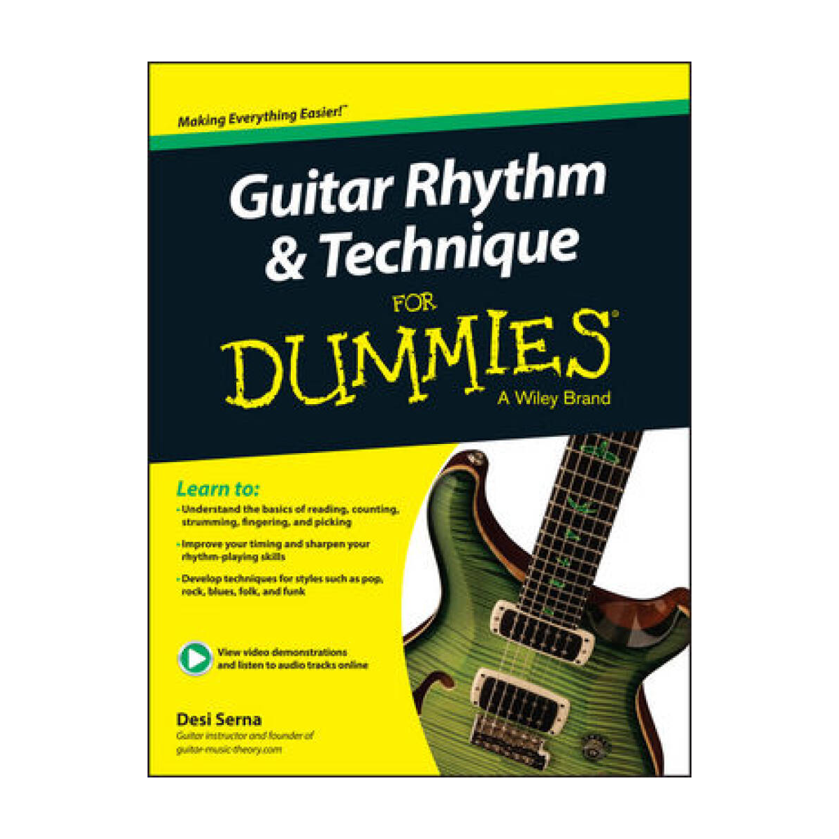 Guitar Rhythm & Technique For Dummies - Guitar Tuition Book