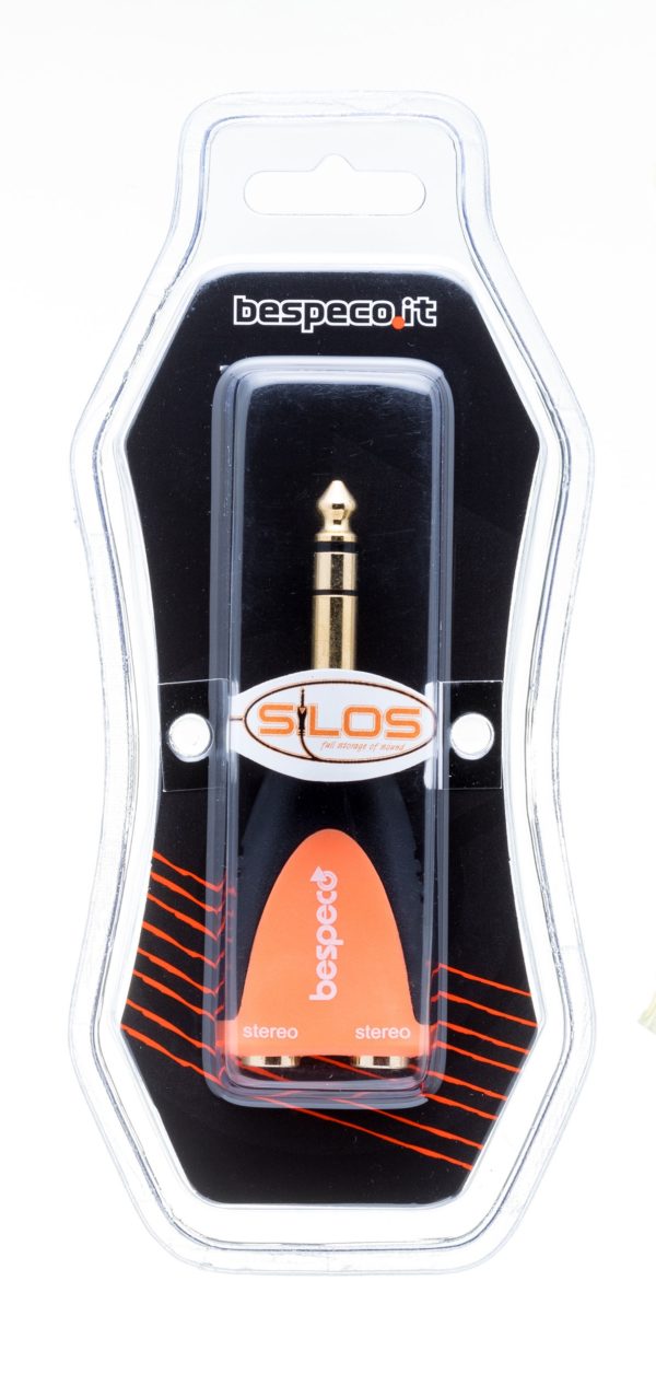 Bespeco SLAD230 Stereo Jack Adapter M Ø 6.3 mm/2 Stereo Jack F Ø 3.5 mm