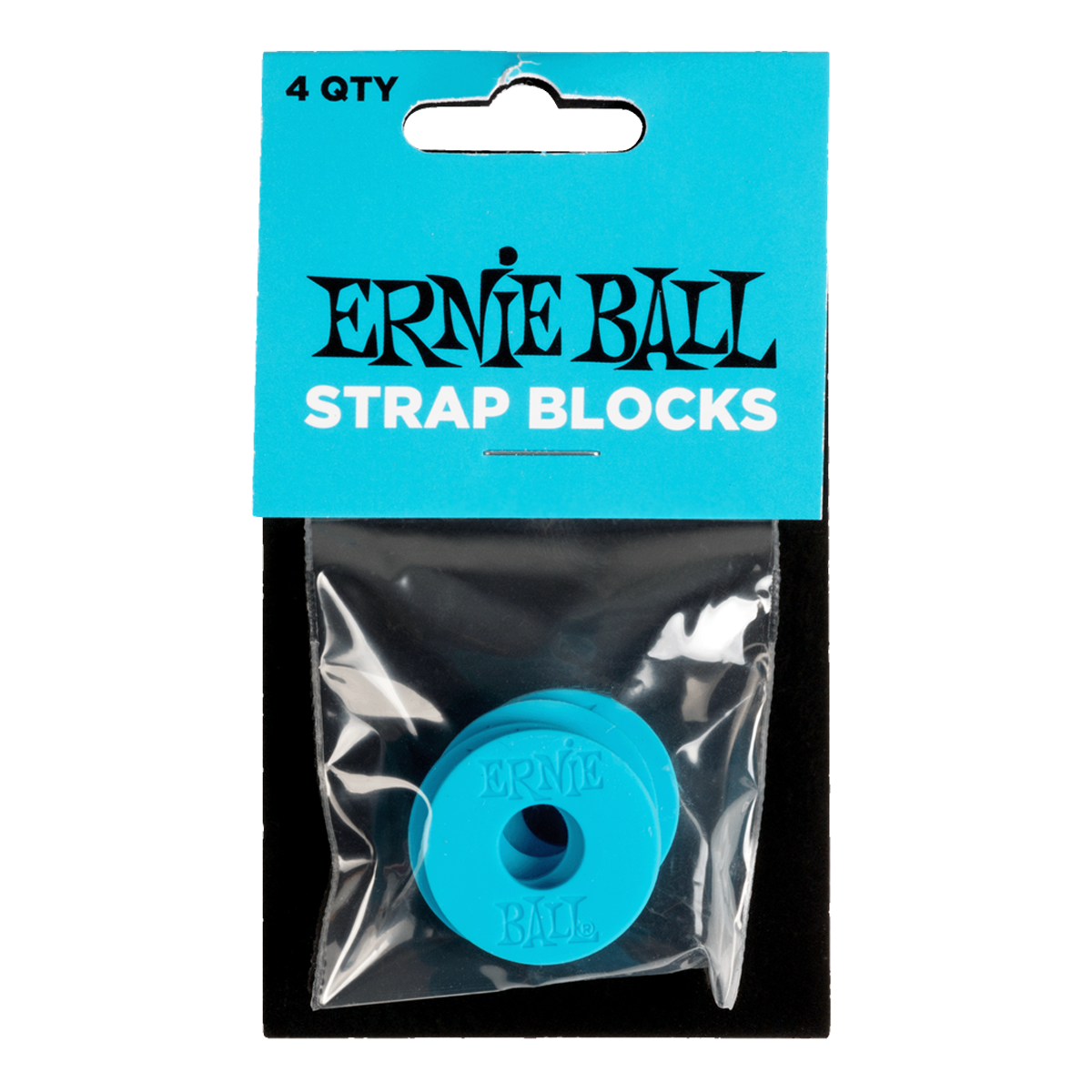 Ernie Ball Strap Blocks Blue - 4 Pack