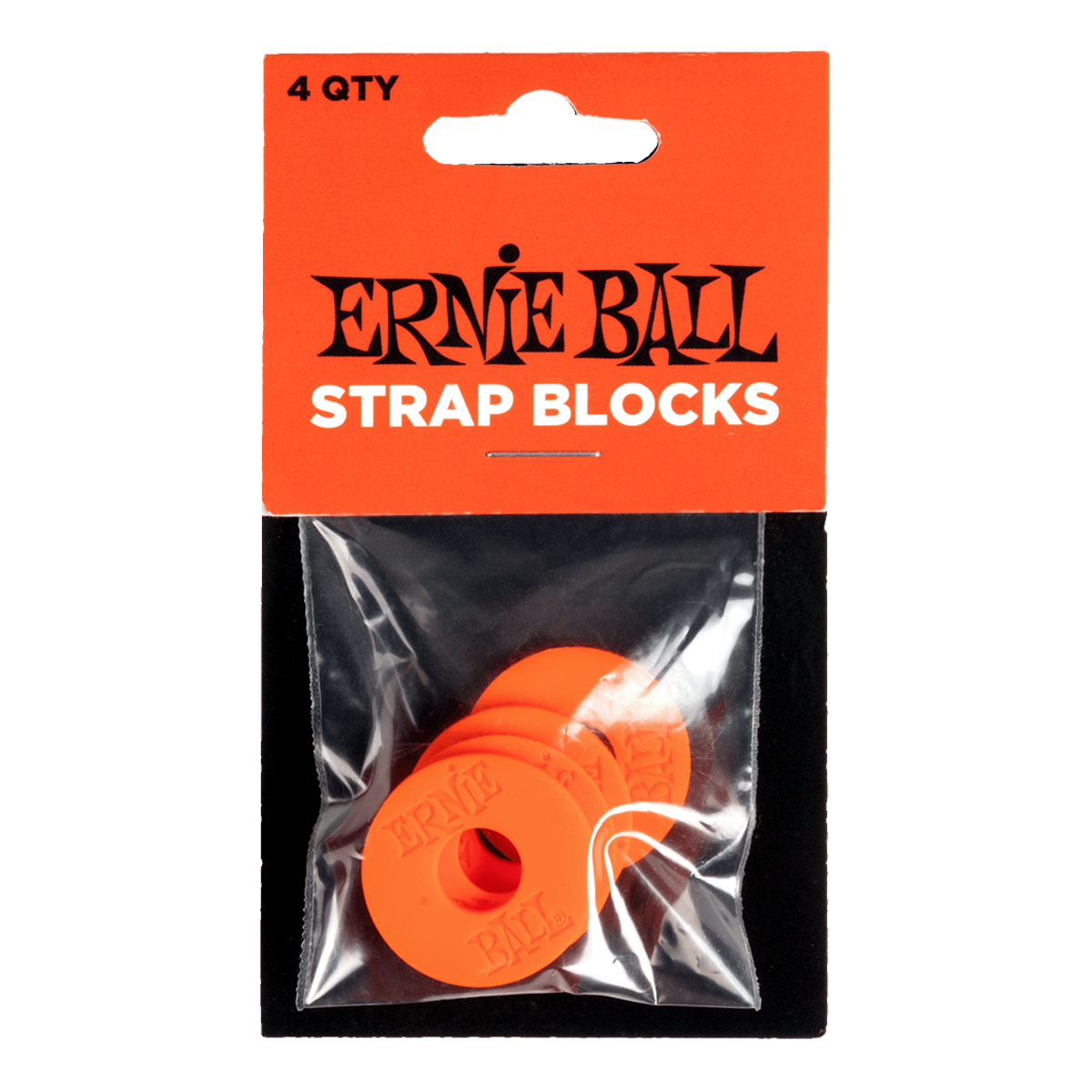 Ernie Ball Strap Blocks Red - 4 Pack