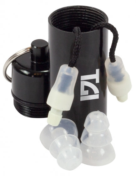 TGI Ear Defenders / Ear Plugs - In Ear Design + Case