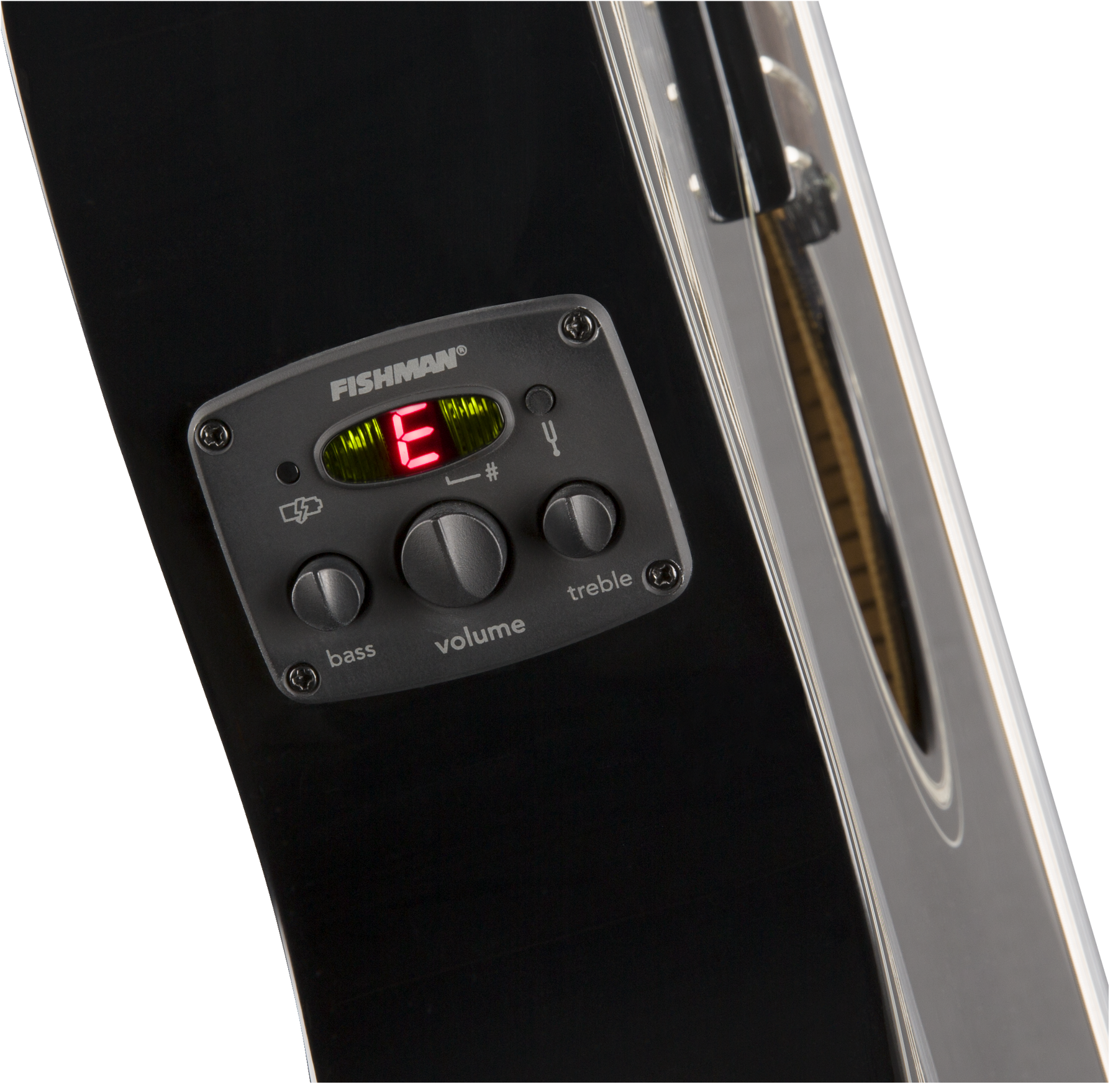 Fender CN-140SCE Nylon Electro Acoustic Guitar - Black with Hard Case