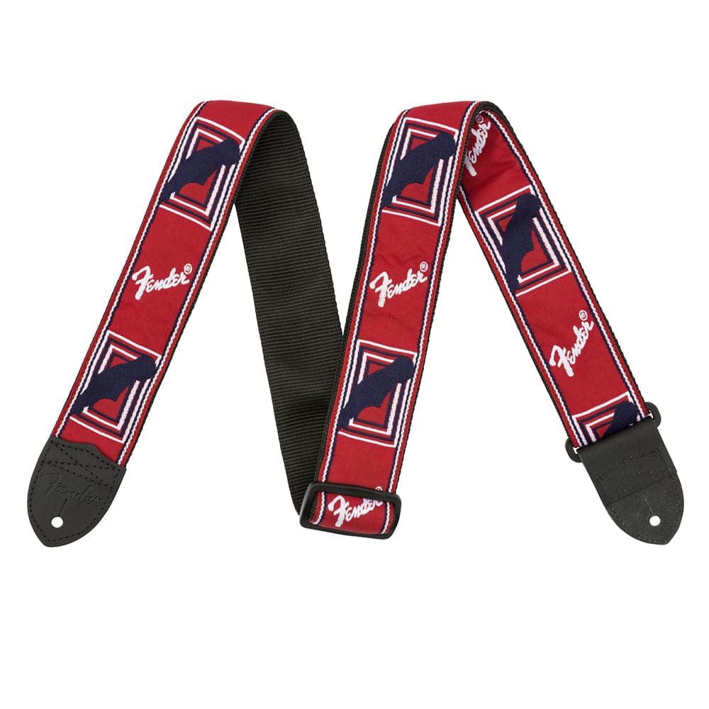 Fender Monogrammed Guitar Strap - Red (0990682000)