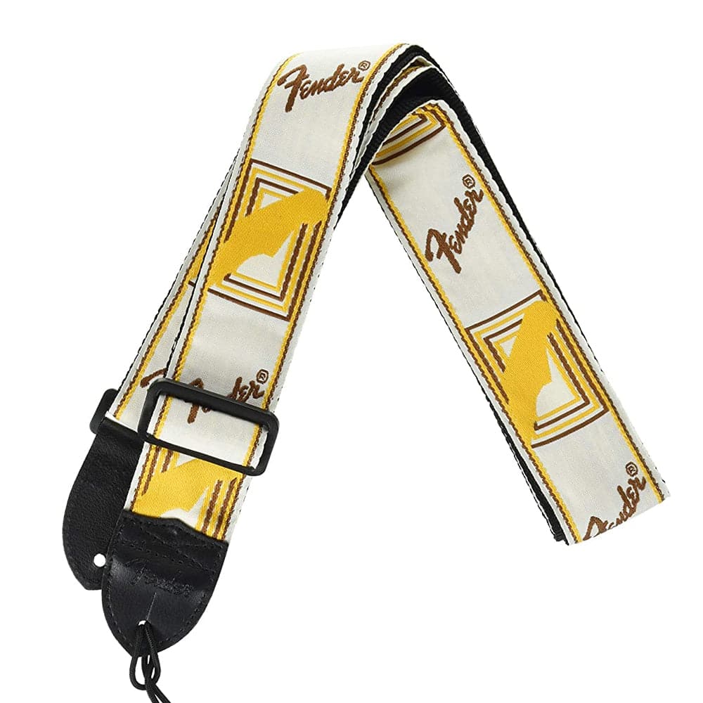 Fender Monogrammed Guitar Strap - White (0990683000)