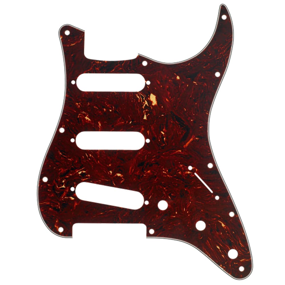 Fender Genuine 11 Hole Stratocaster Pickguard Scratchplate 4 Ply - Tortoise (0992142000)