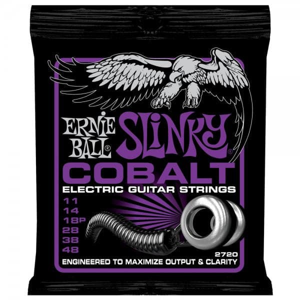 Cobalt Power Slinky Electric Guitar Strings - 11-48