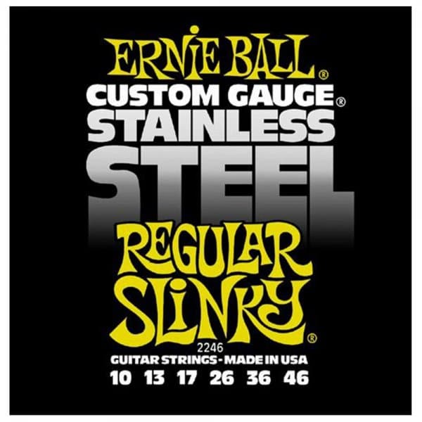 Stainless Steel Regular Slinky Electric Guitar Strings 10-46