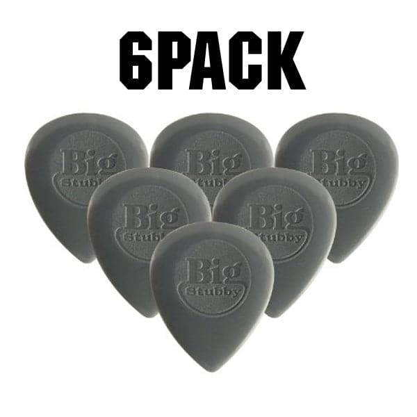 Nylon Big Stubby Plectrum Player Pack - 6 Pack - 2.0mm