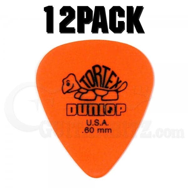 Tortex Standard Plectrum Players Pack - 12 Pack - .60 Orange