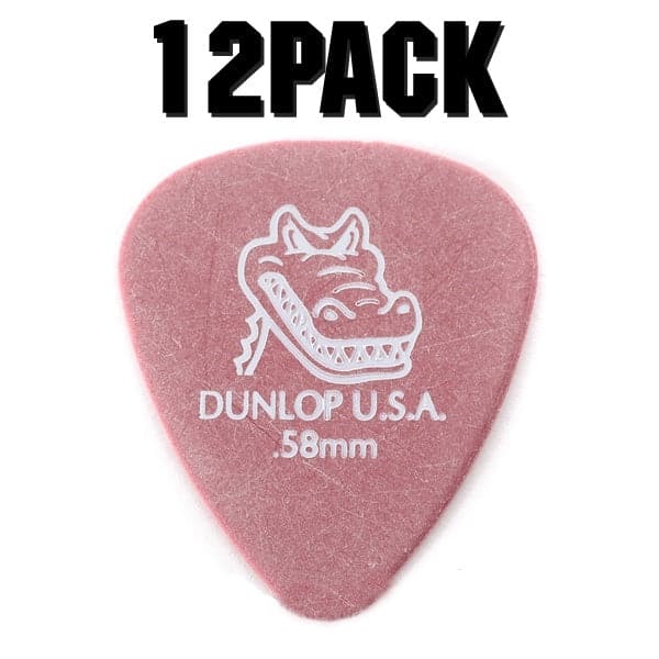 Gator Grip Plectrum Players Pack - 12 Pack - .58mm