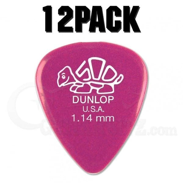 Delrin Standard Plectrum Players Pack - 1.14mm - Purple