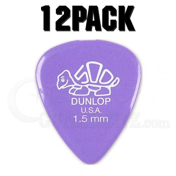 Delrin Standard Plectrum Players Pack - 1.5mm - Lavender