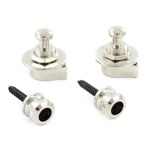 Grover GP800N Guitar Strap Locks - Nickel