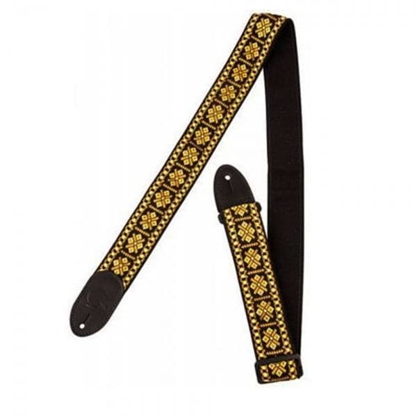 Gretsch Premium Woven Guitar Strap - Diamond with Black Ends