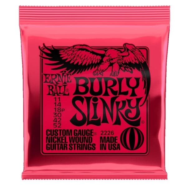 2226 Burly Slinky Electric Guitar Strings Custom Gauge - 11-52