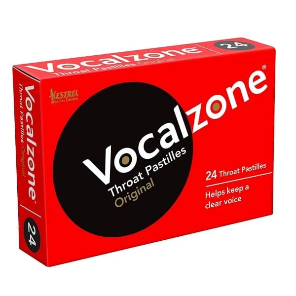 Vocalzone Throat Pastilles for Clear Vocals - Original