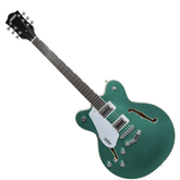 Electromatic G5622LH Center Block with V-Stoptail - Georgia Green - Left-Handed