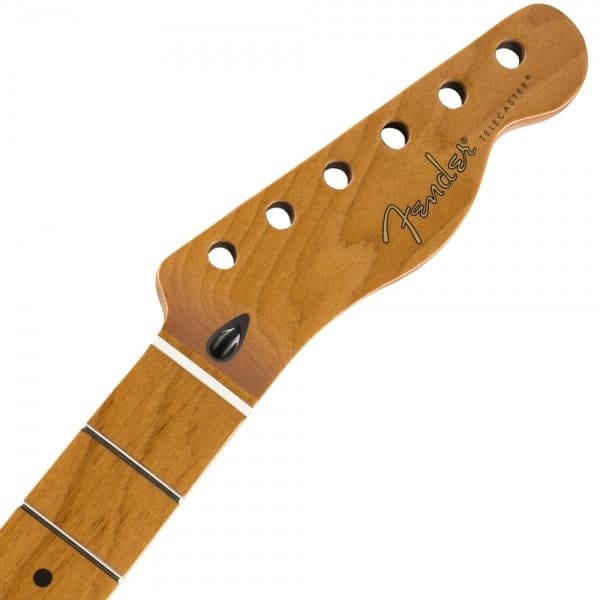 Genuine Replacement Telecaster Neck - Roasted Maple - 12" Radius Flat Oval Shape