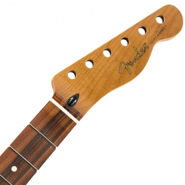Genuine Telecaster Neck 22 Frets - Roasted Maple / Pau Ferro - 12" Radius Flat Oval Shape