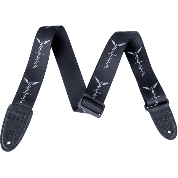 Wing Logo Pattern Strap - Black & Grey