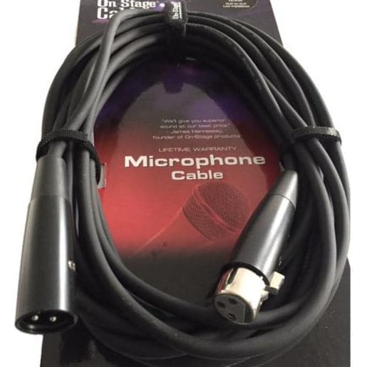 On-Stage Microphone Cable XLR-XLR - 10ft/3m