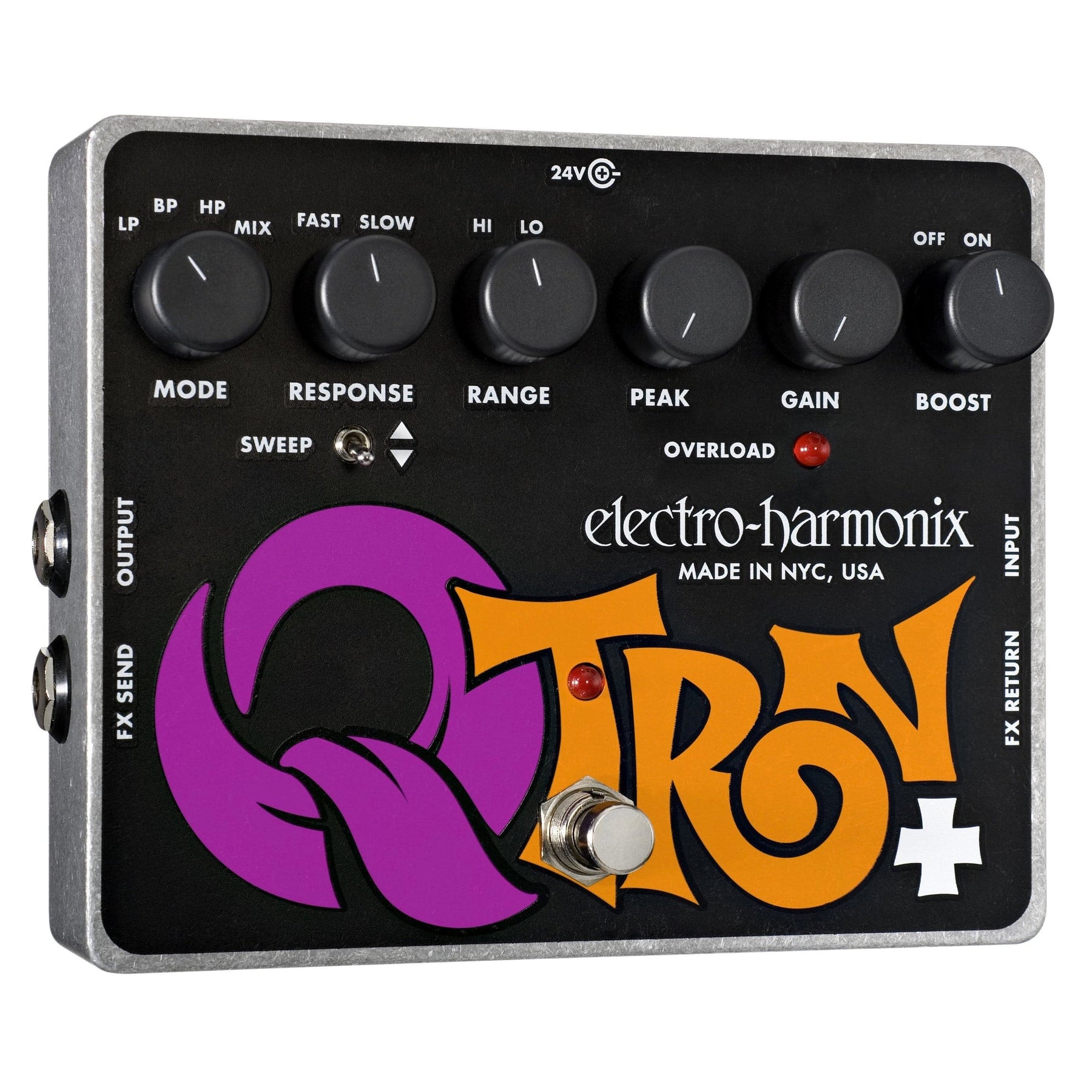 Electro-Harmonix Q-Tron Plus Envelope Filter Auto Wah Effects Pedal