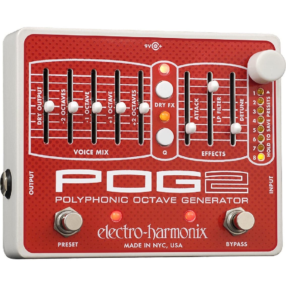 Electro-Harmonix POG2 Polyphonic Octave Generator Pedal