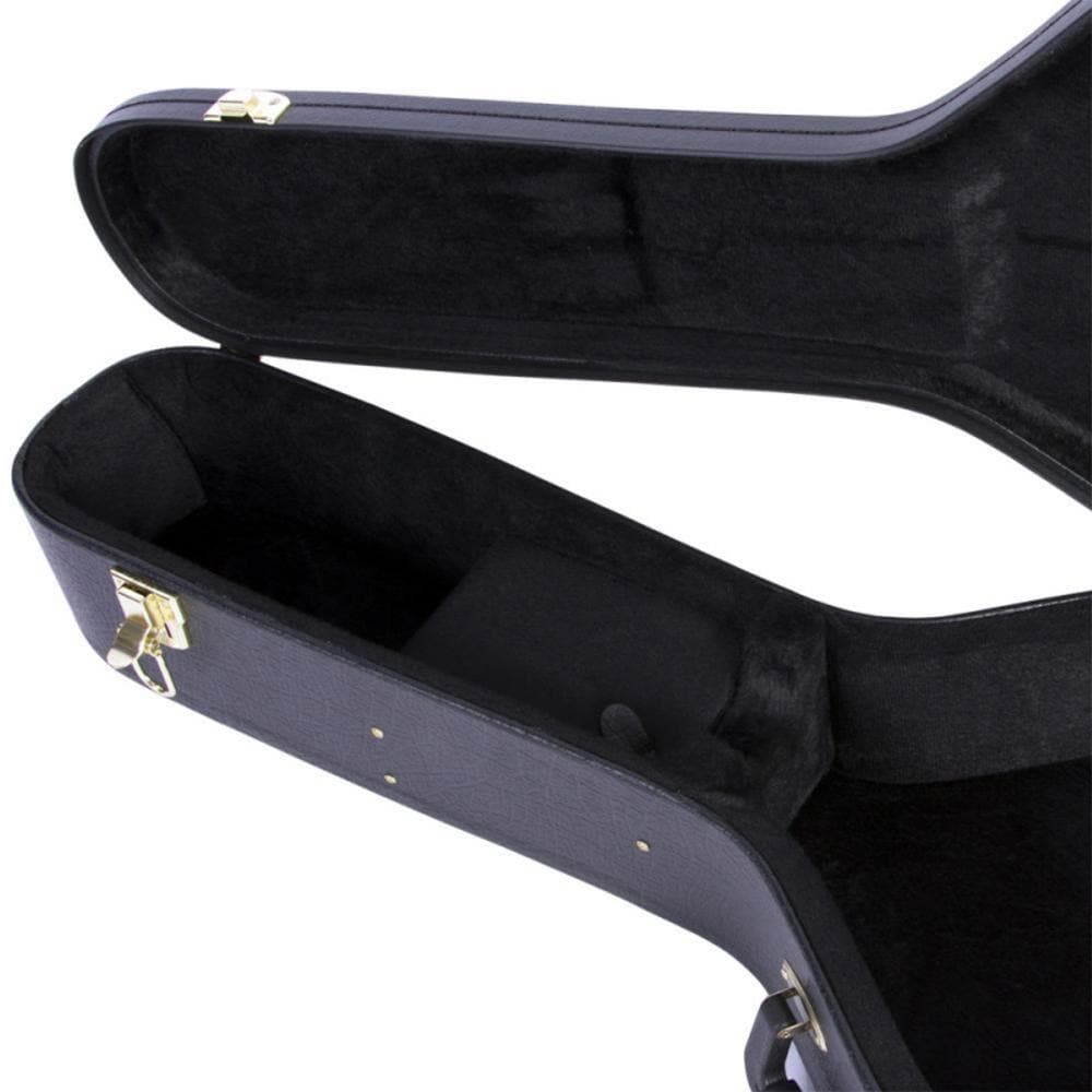 On Stage Hardshell Semi Acoustic Guitar Case - Black