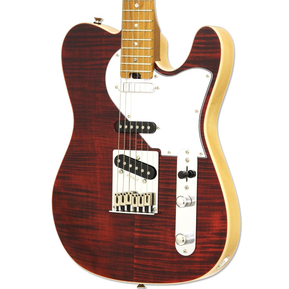 Aria 615 MK2 Nashville Electric Guitar - Ruby Red