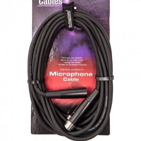 On-Stage Microphone Cable XLR-XLR - 10ft/3m