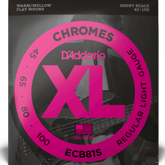 D'Addario ECB81s Chromes Bass Strings Light Short Scale - 45-100