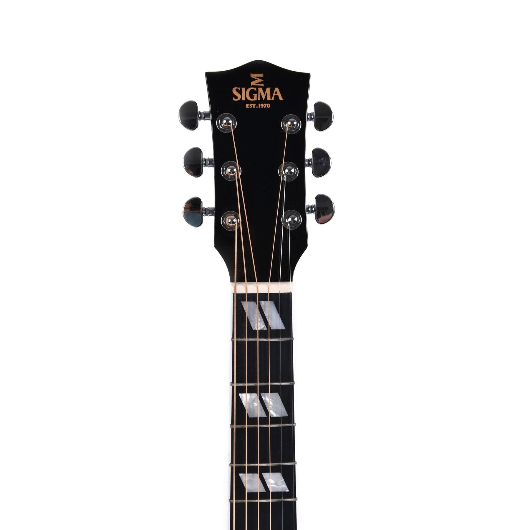 Sigma DM-SG5 Electro Acoustic Dreadnought Guitar - Black