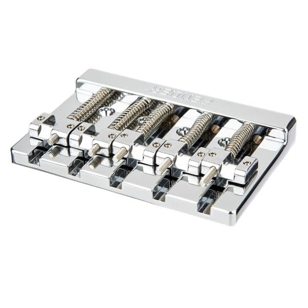 Fender HiMass 5-String Bass Narrow Bridge Assembly With Brass Saddles - Chrome