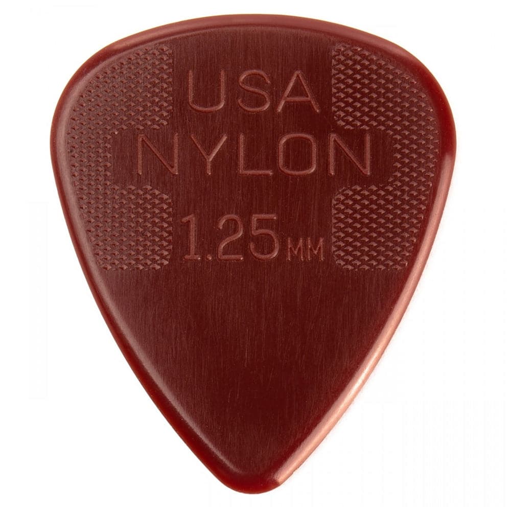 Jim Dunlop Nylon Standard Plectrum Pack - 12 Pack - 1.25mm